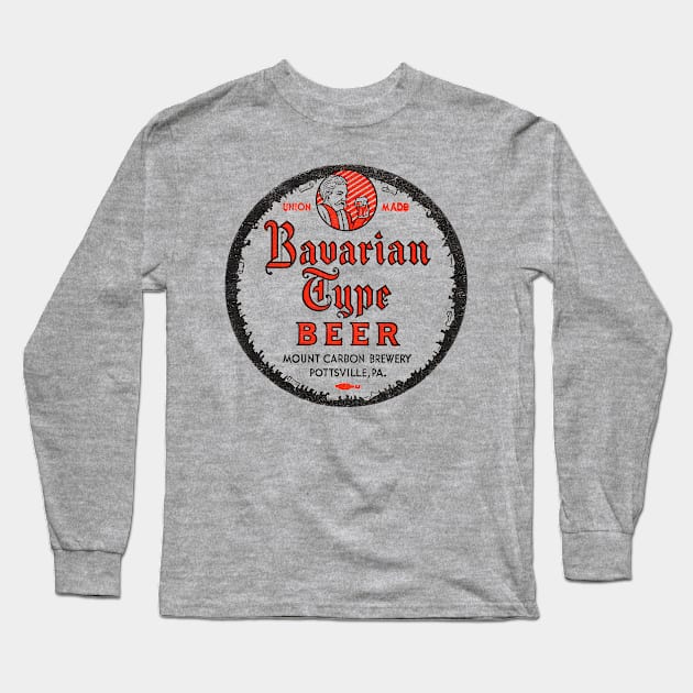 Bavarian Type Beer --- Brewery Logo -- Vintage Aesthetic Long Sleeve T-Shirt by CultOfRomance